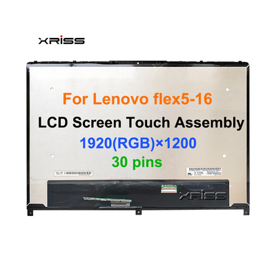 16.0 pulgadas de pantalla táctil para Lenovo IdeaPad Flex 5-16 Serie Flex 5 16ALC7 16IAU7 Ensamblaje de pantalla FHD 1920x1080